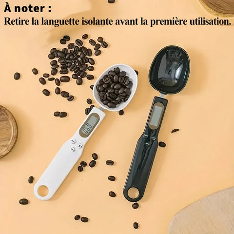 [Scale AI] flat_lay, Cuillère-balance numérique